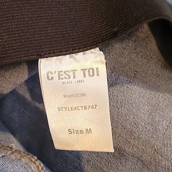 🟣C'ESTI TOI BLACK LABEL JEANS ~ FIT & FLARE HIGH-RISE JEANS - Picture 10 of 11